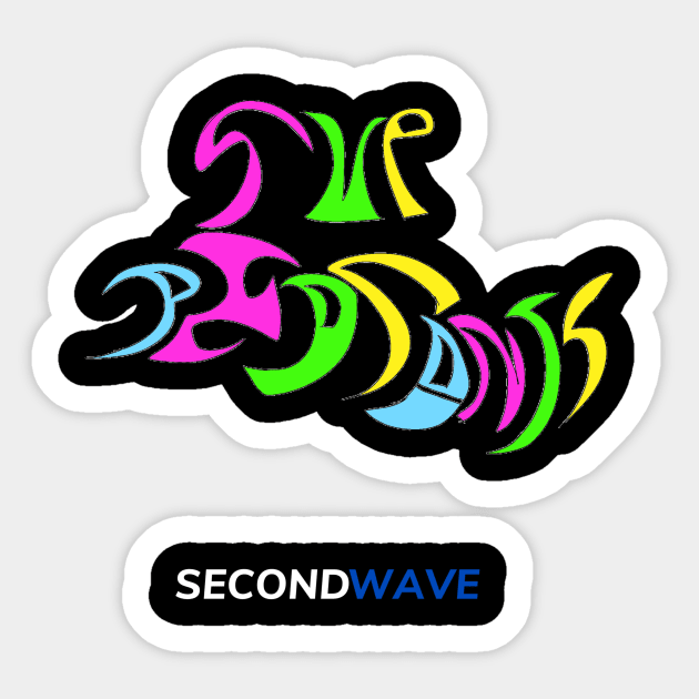 Secondwave 69 Sticker by Second Wave Apparel